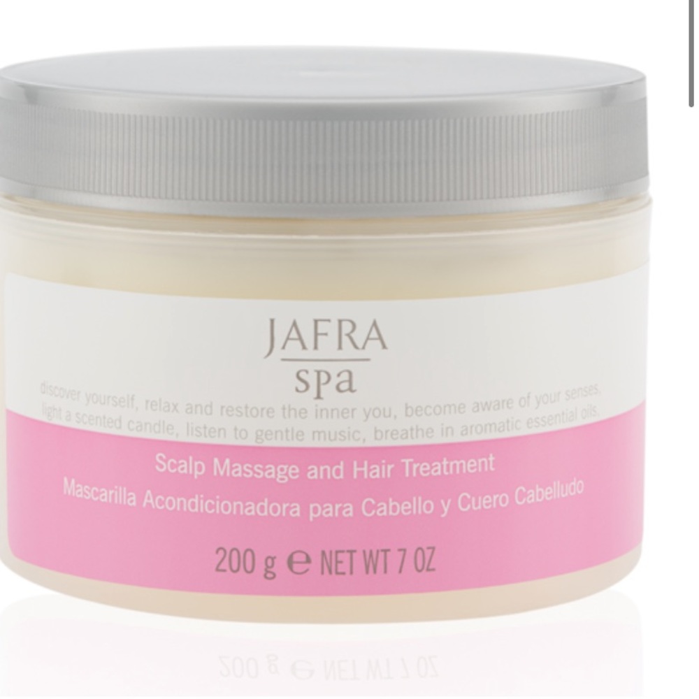 Jafra scalp massage and hair treatment